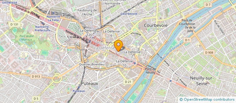 localisation de l'entreprise XL VISION 2 à COURBEVOIE