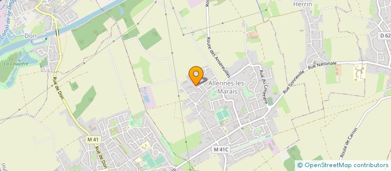 localisation de l'entreprise XL VOLET  ALLENNES-LES-MARAIS