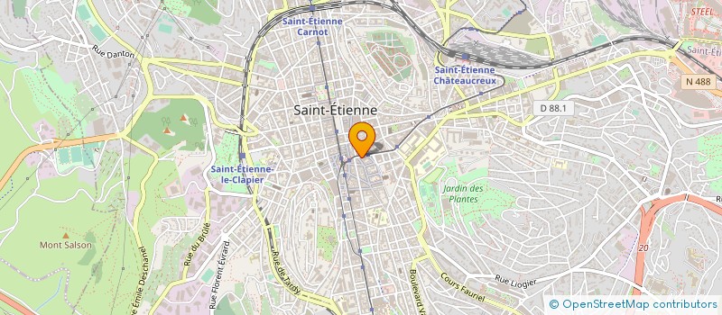 localisation de l'entreprise XL4218 à SAINT-ETIENNE