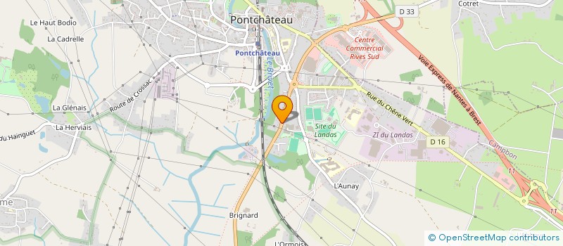 localisation de l'entreprise XLAB SERVICES  PONTCHATEAU