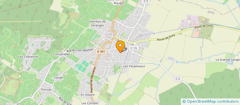 localisation de l'entreprise XLAPPLICATIONS  GIVRY