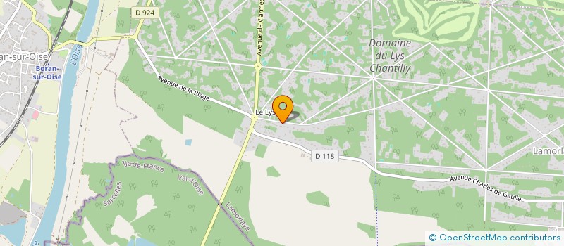 localisation de l'entreprise XLC ENSEIGNES  LAMORLAYE