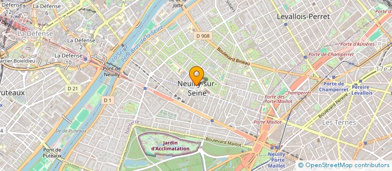 localisation de l'entreprise XLENCE CONSULTING à NEUILLY-SUR-SEINE