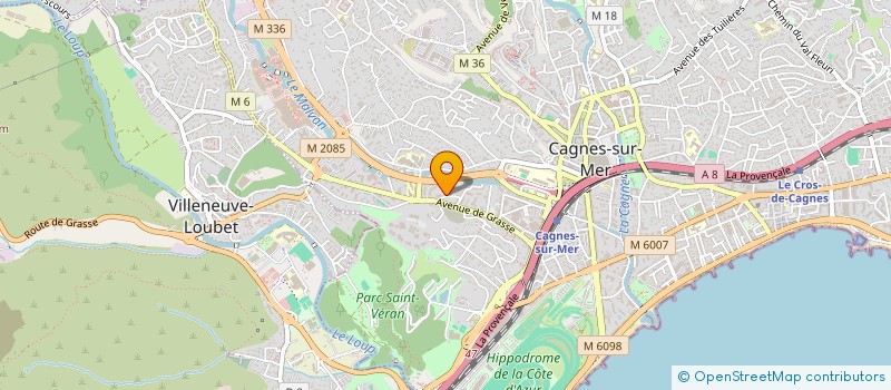 localisation de l'entreprise XLESS  CAGNES-SUR-MER