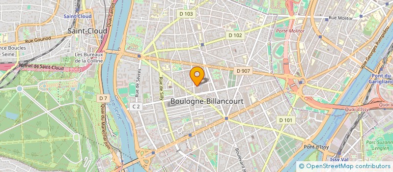 localisation de l'entreprise XLLANCE  BOULOGNE-BILLANCOURT