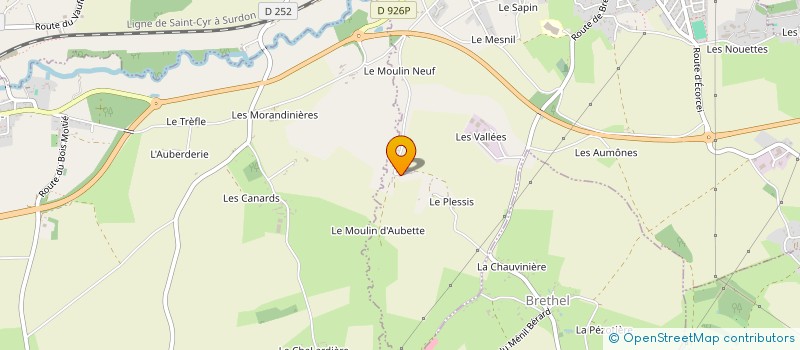 localisation de l'entreprise XLM à AUBE