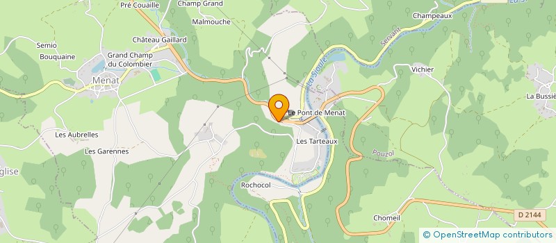 localisation de l'entreprise XLMB DU PONT  MENAT