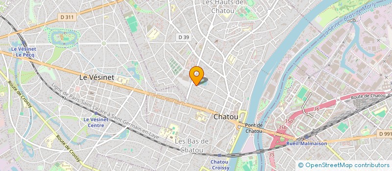 localisation de l'entreprise XLMEDIAS  CHATOU