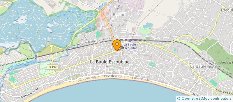 localisation de l'entreprise XLMVP à LA BAULE-ESCOUBLAC