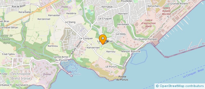 localisation de l'entreprise XLR à BREST