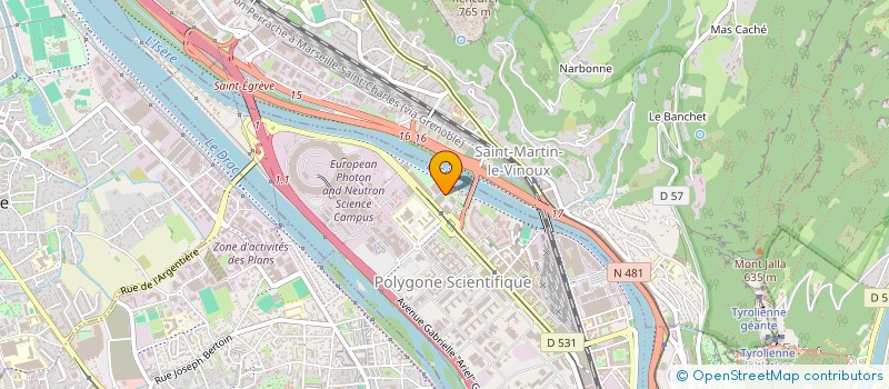 localisation de l'entreprise XLTIM  GRENOBLE