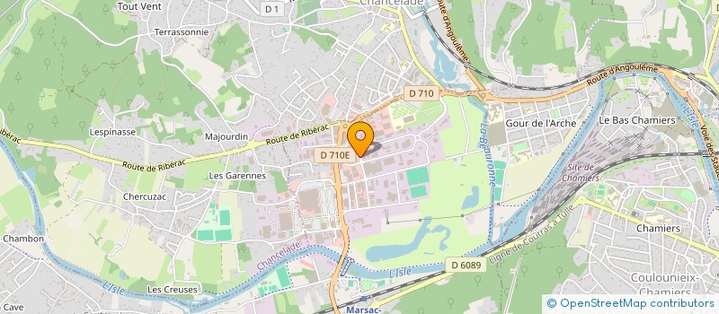 localisation de l'entreprise XLVD  MARSAC-SUR-L'ISLE