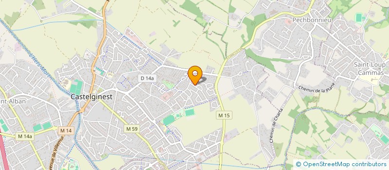 localisation de l'entreprise XM CONSULTANT MANUTENTION LEVAGE à CASTELGINEST
