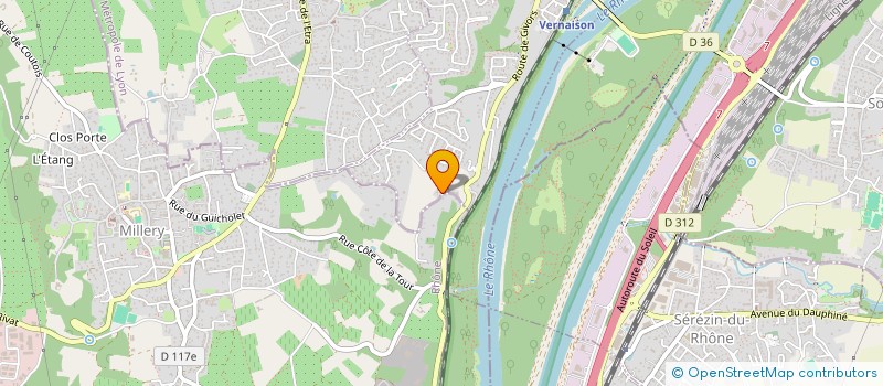 localisation de l'entreprise XM INVEST  VERNAISON