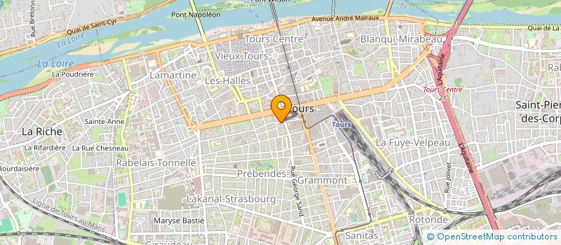 localisation de l'entreprise XM.LI  TOURS