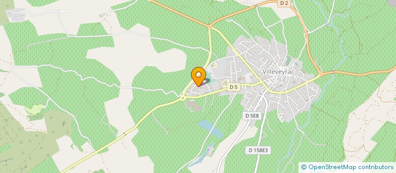 localisation de l'entreprise XM MARBRERIE  VILLEVEYRAC