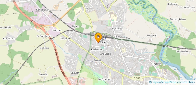 localisation de l'entreprise XM PATRIMOINE à AURAY