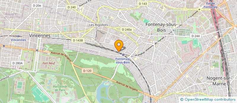 localisation de l'entreprise XMA CONSULTING à FONTENAY-SOUS-BOIS