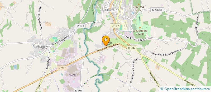 localisation de l'entreprise XMCC  MORTAIN-BOCAGE