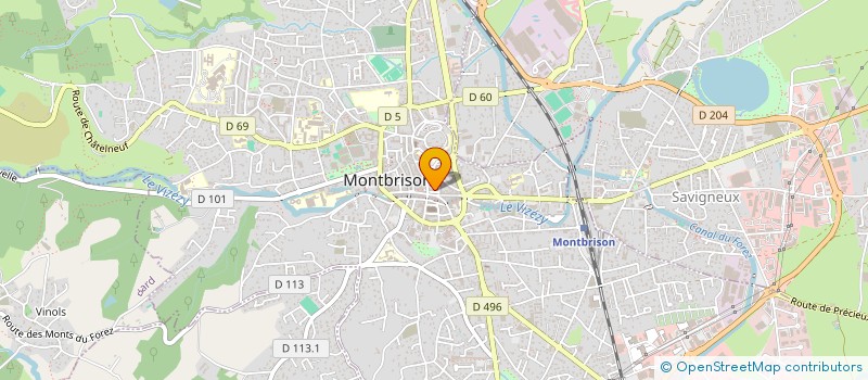 localisation de l'entreprise XMG INVESTISSEMENTS  MONTBRISON