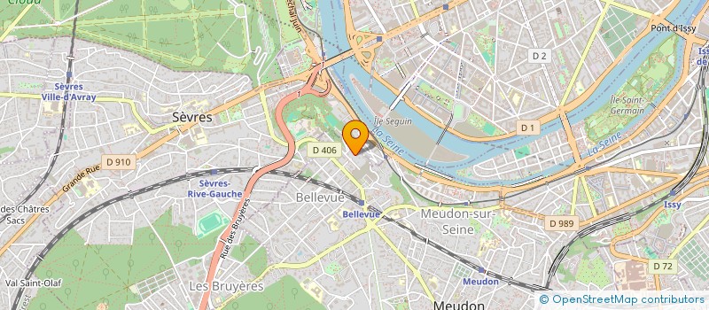 localisation de l'entreprise XMK  MEUDON