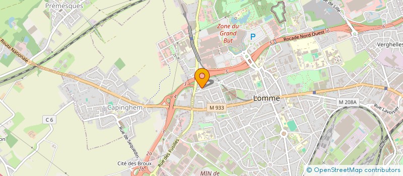localisation de l'entreprise XMN à LILLE