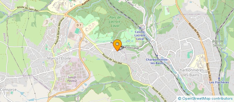 localisation de l'entreprise XMS INVEST  MARCY-L'ETOILE