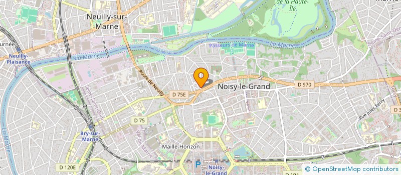 localisation de l'entreprise XMV EUROPE LIMITED à NOISY-LE-GRAND
