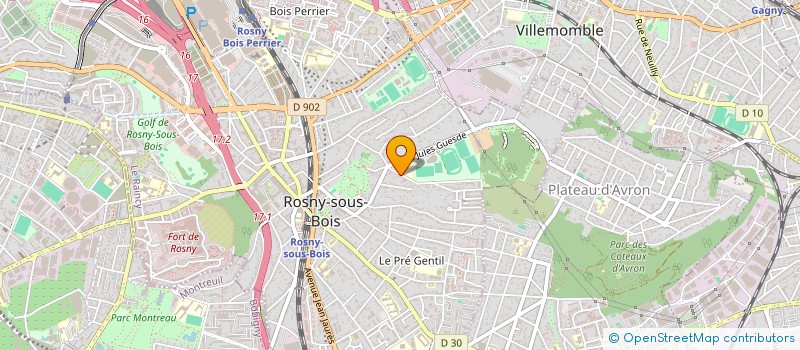 localisation de l'entreprise XN à ROSNY-SOUS-BOIS