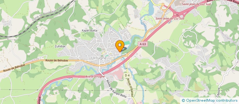 localisation de l'entreprise XNCO  URRUGNE