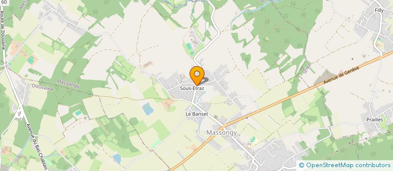 localisation de l'entreprise XNV PETANQUE  EXCENEVEX