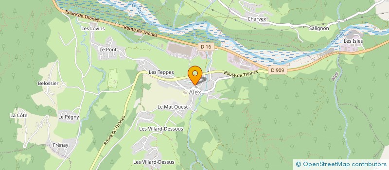 localisation de l'entreprise XO DEVELOPPEMENT  BLUFFY