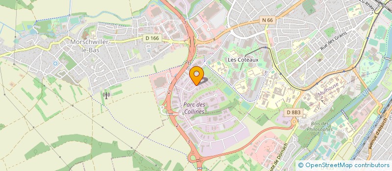 localisation de l'entreprise XO-XO à MULHOUSE