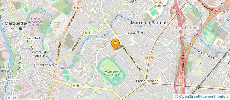 localisation de l'entreprise XOCHIQUETZAL à MARCQ-EN-BARŒUL