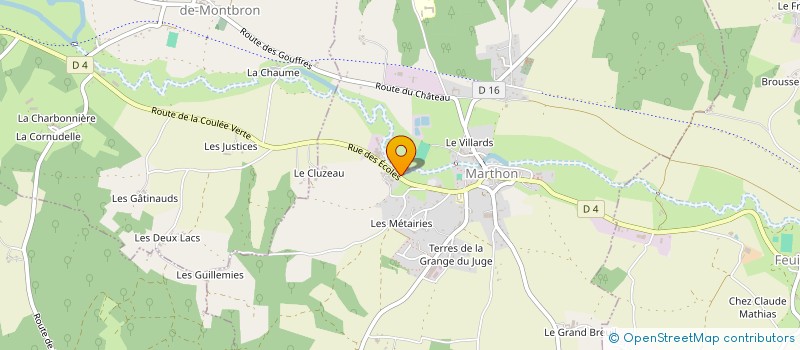 localisation de l'entreprise XODO à MARTHON
