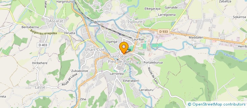 localisation de l'entreprise XOKO  SAINT-JEAN-PIED-DE-PORT