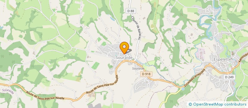 localisation de l'entreprise XOKOA à ESPELETTE