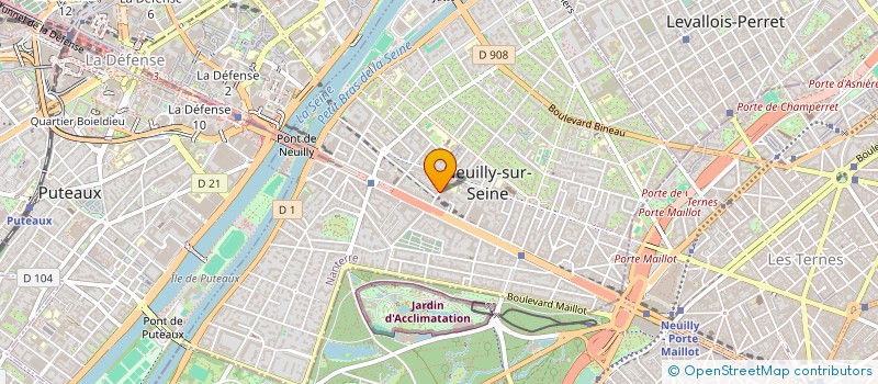 localisation de l'entreprise XOLF  NEUILLY-SUR-SEINE