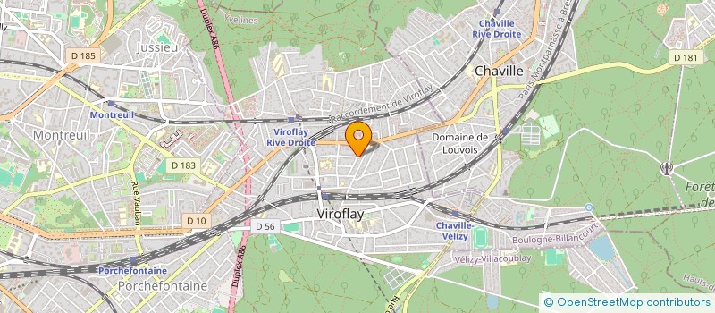 localisation de l'entreprise XONOS  VIROFLAY