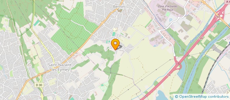 localisation de l'entreprise XOR WEBTECH  BERNIN