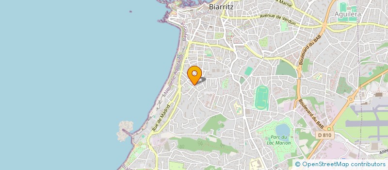 localisation de l'entreprise XORIBURU à BIARRITZ