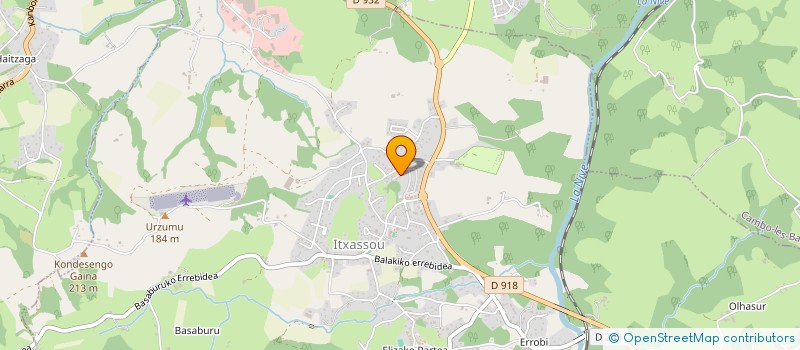 localisation de l'entreprise XORIEKIN à ITXASSOU