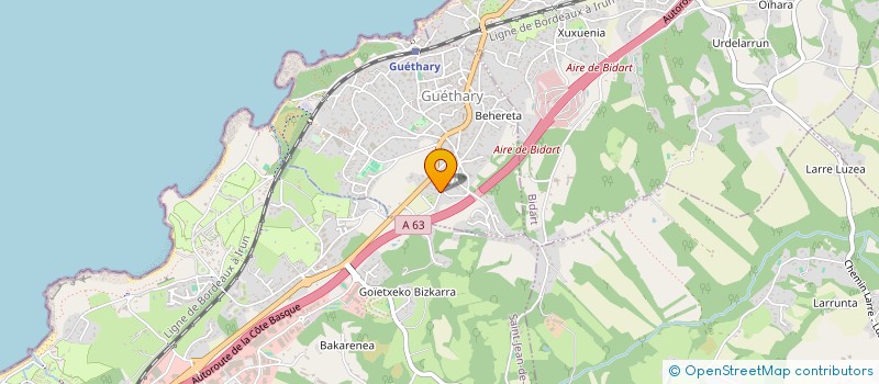 localisation de l'entreprise XORO ONDOAN  GUETHARY