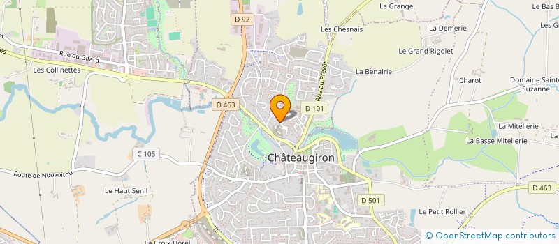 localisation de l'entreprise XOXOSTUDIO  CHATEAUGIRON