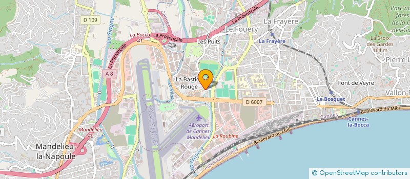localisation de l'entreprise XP CREDIT MANAGEMENT à CANNES