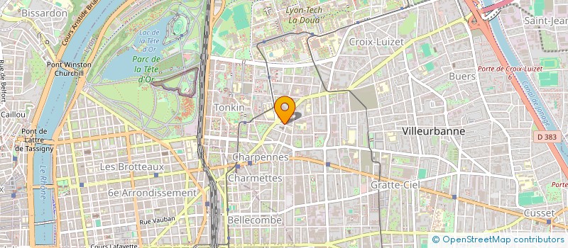 localisation de l'entreprise XP NETWORK  VILLEURBANNE