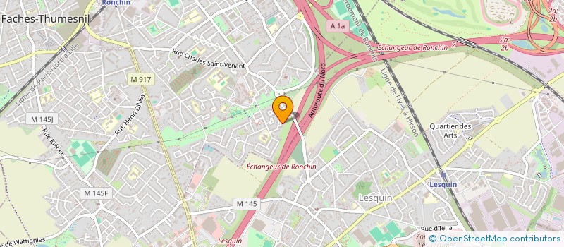 localisation de l'entreprise XP'R HOLDING à RONCHIN