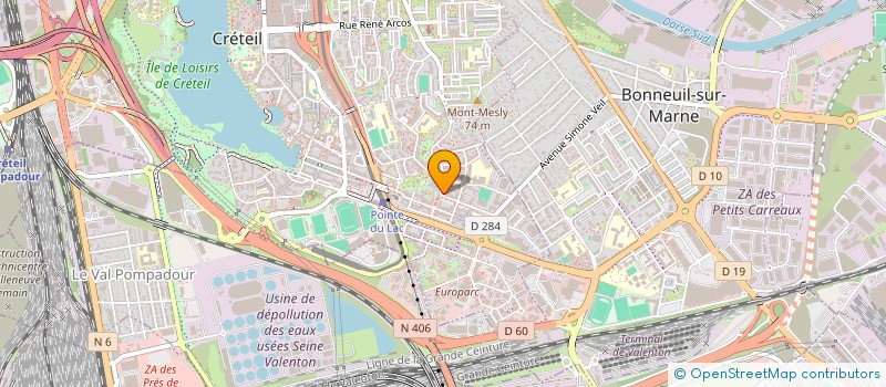 localisation de l'entreprise XP RENOVATION  CRETEIL