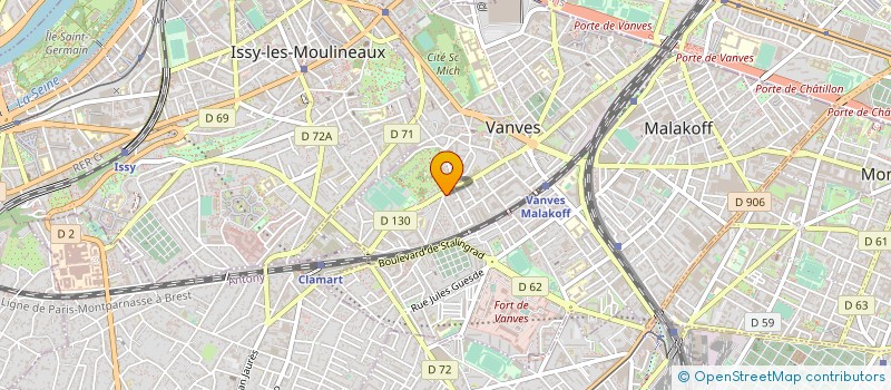 localisation de l'entreprise XP SOFT à VANVES