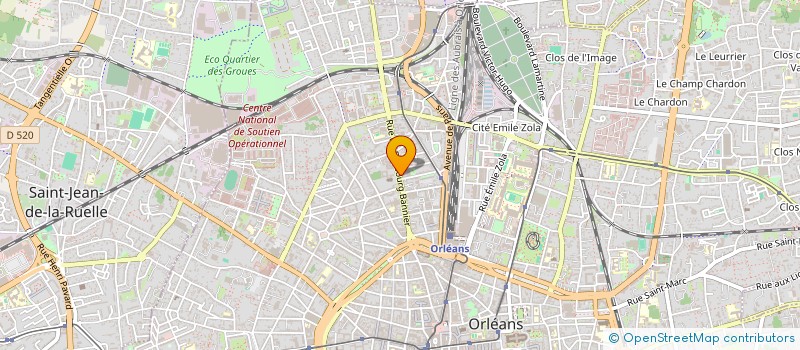 localisation de l'entreprise XPA à ORLEANS